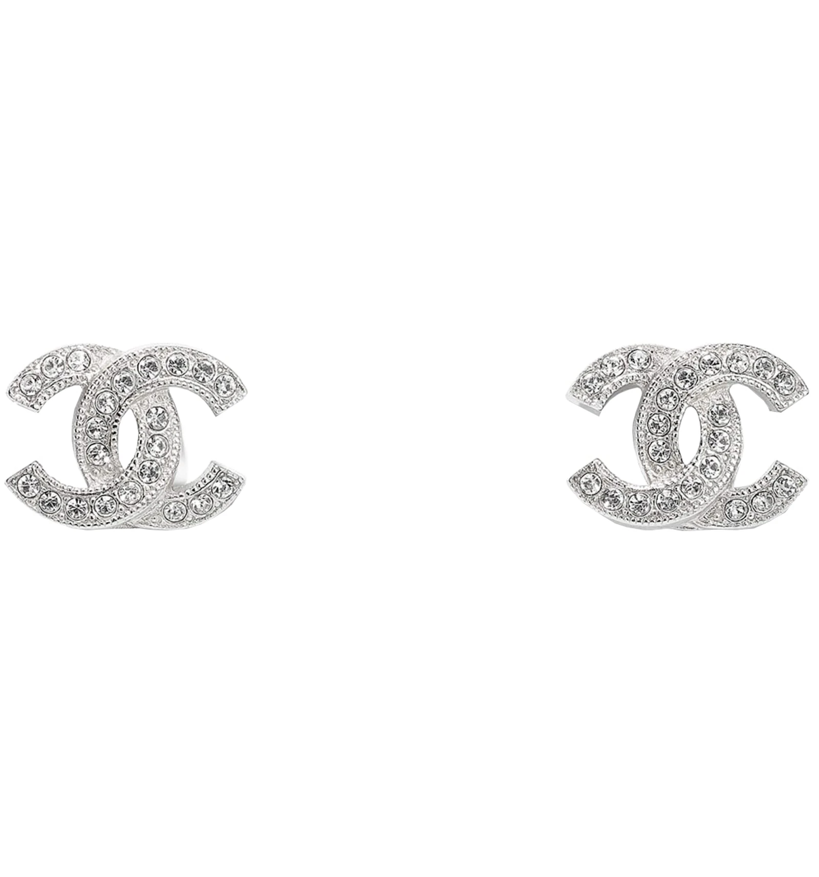 Chanel metal strass earrings Clearance