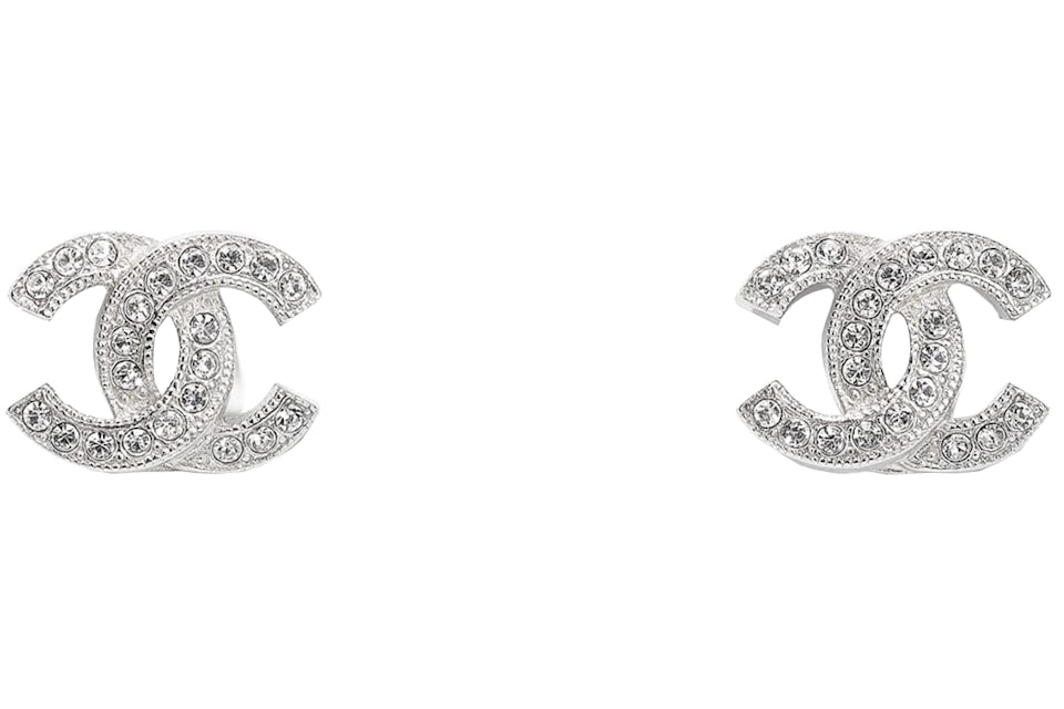 Cc earrings silver Clearance