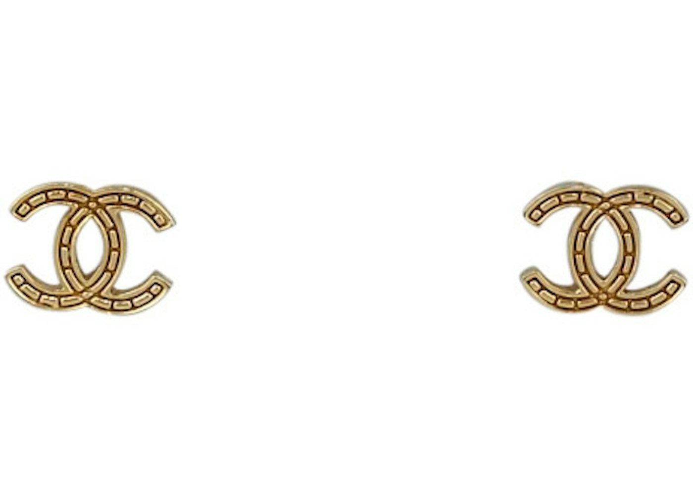 Mini chanel cc earrings Clearance
