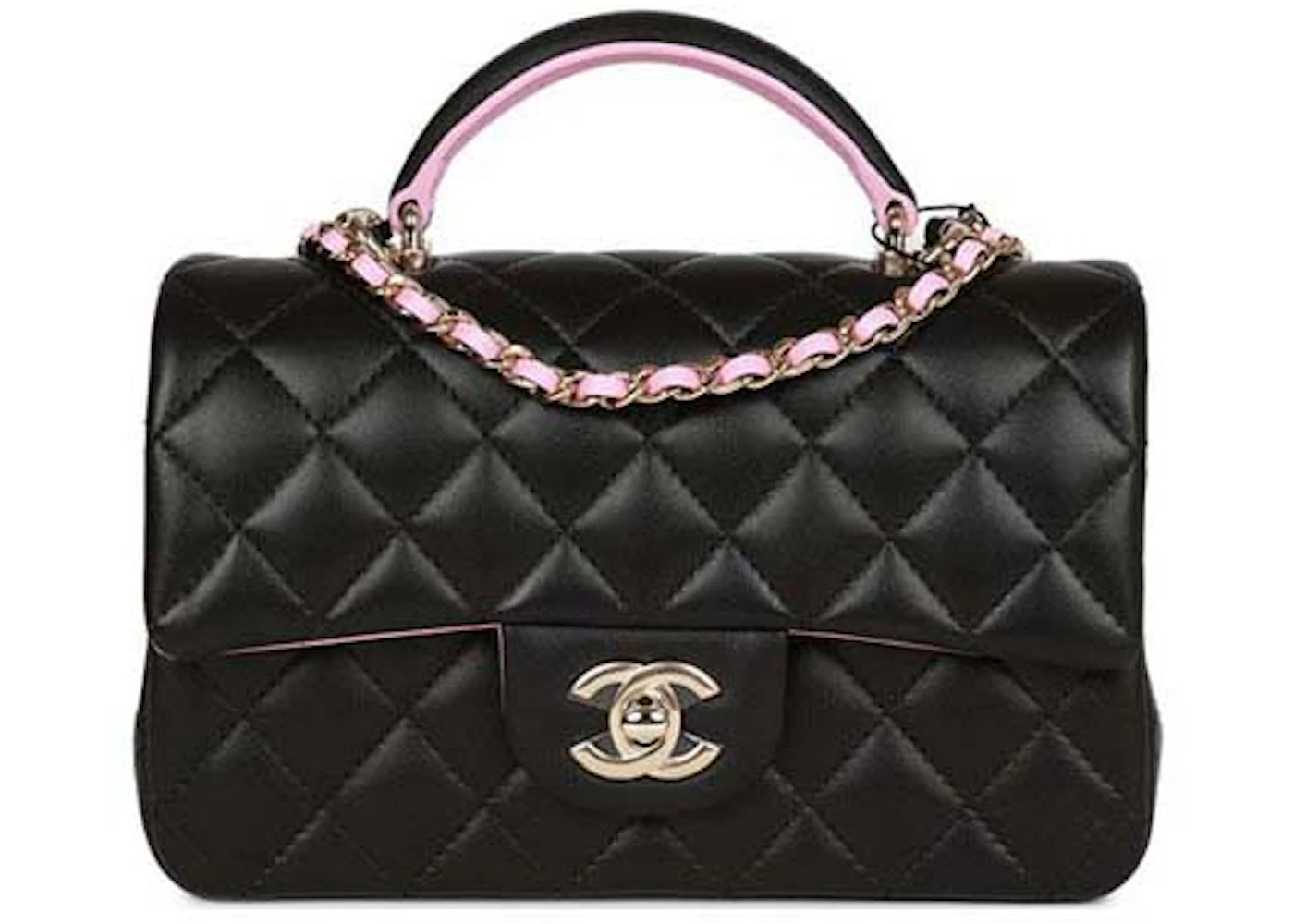 Chanel Tasche Mehrfarbig Chanel Medium Classic Double Flap Bag Rot