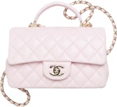 Chanel Shoulder Bag Top Handle AS4066 B13633 NQ337, Blue, One Size