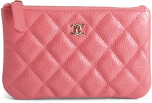 CHANEL Caviar Quilted Small Cosmetic Case Black 1243630