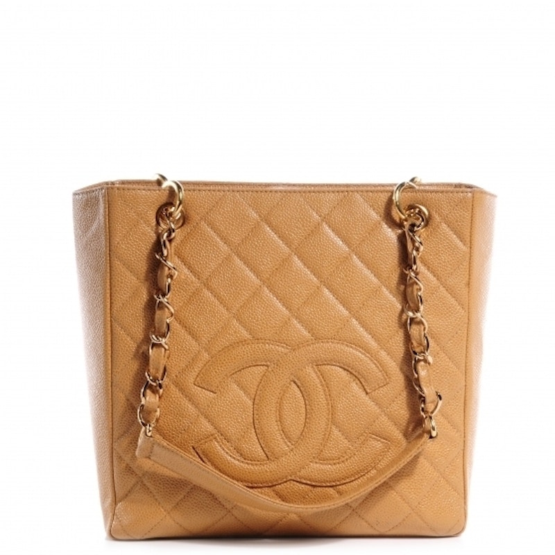 chanel caviar petite shopping tote