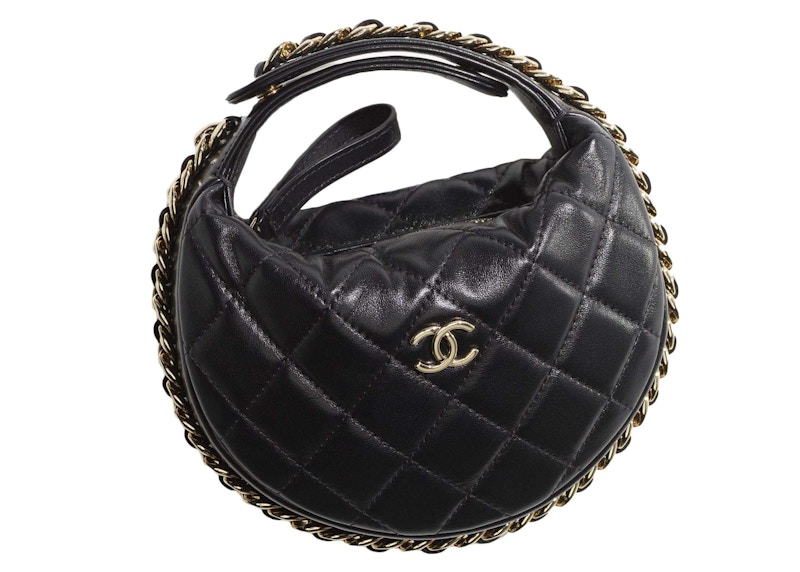 Chanel Pouch AP3095 Black in Lambskin Leather with Gold-tone - US