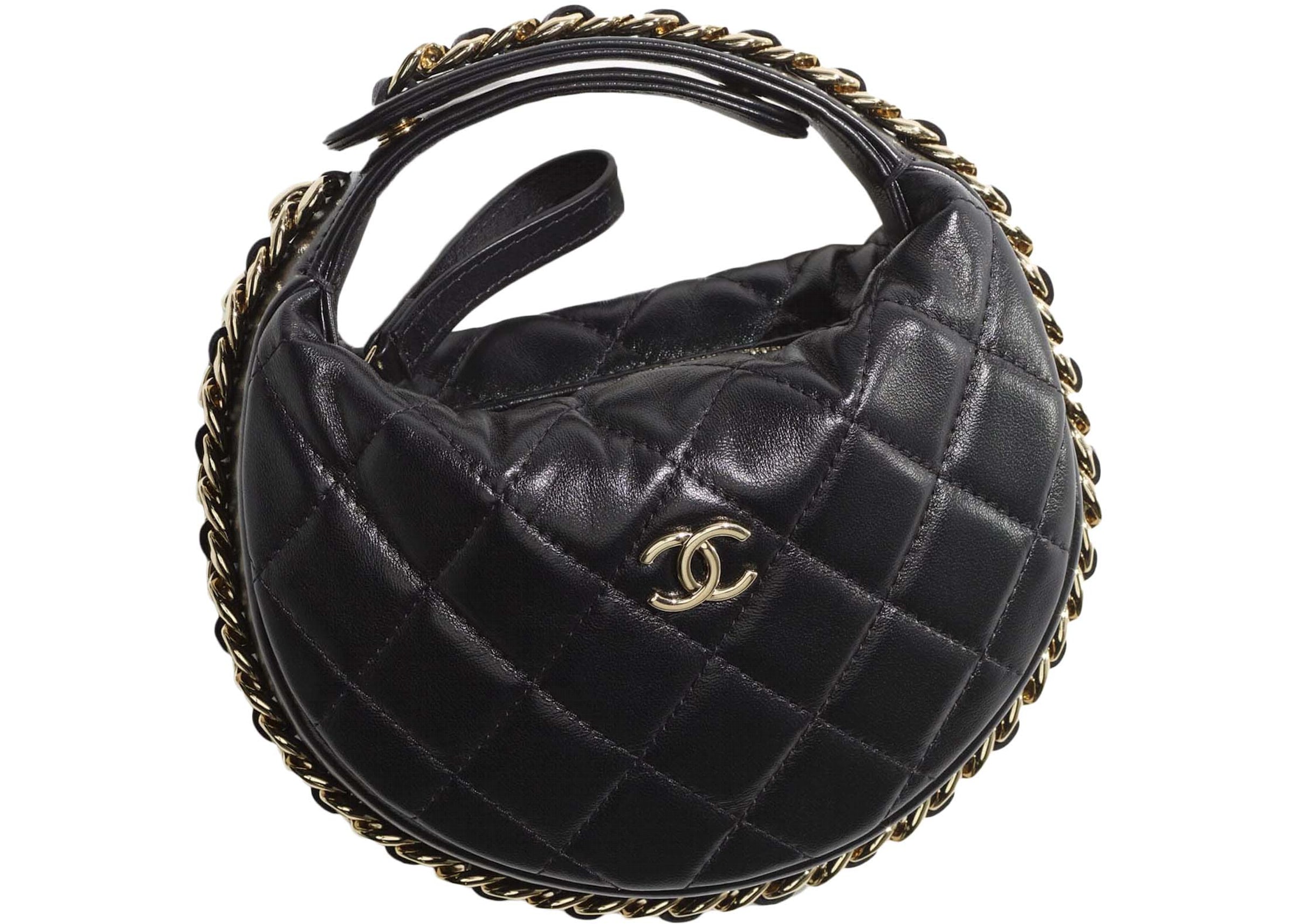 Chanel Pouch AP3095 Black in Lambskin Leather with Gold-tone - US