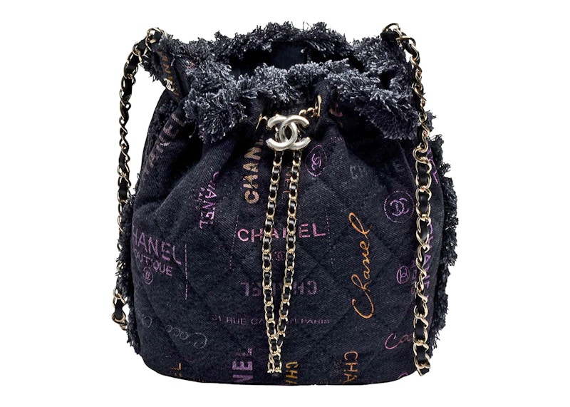 Chanel tweed cheap bucket bag