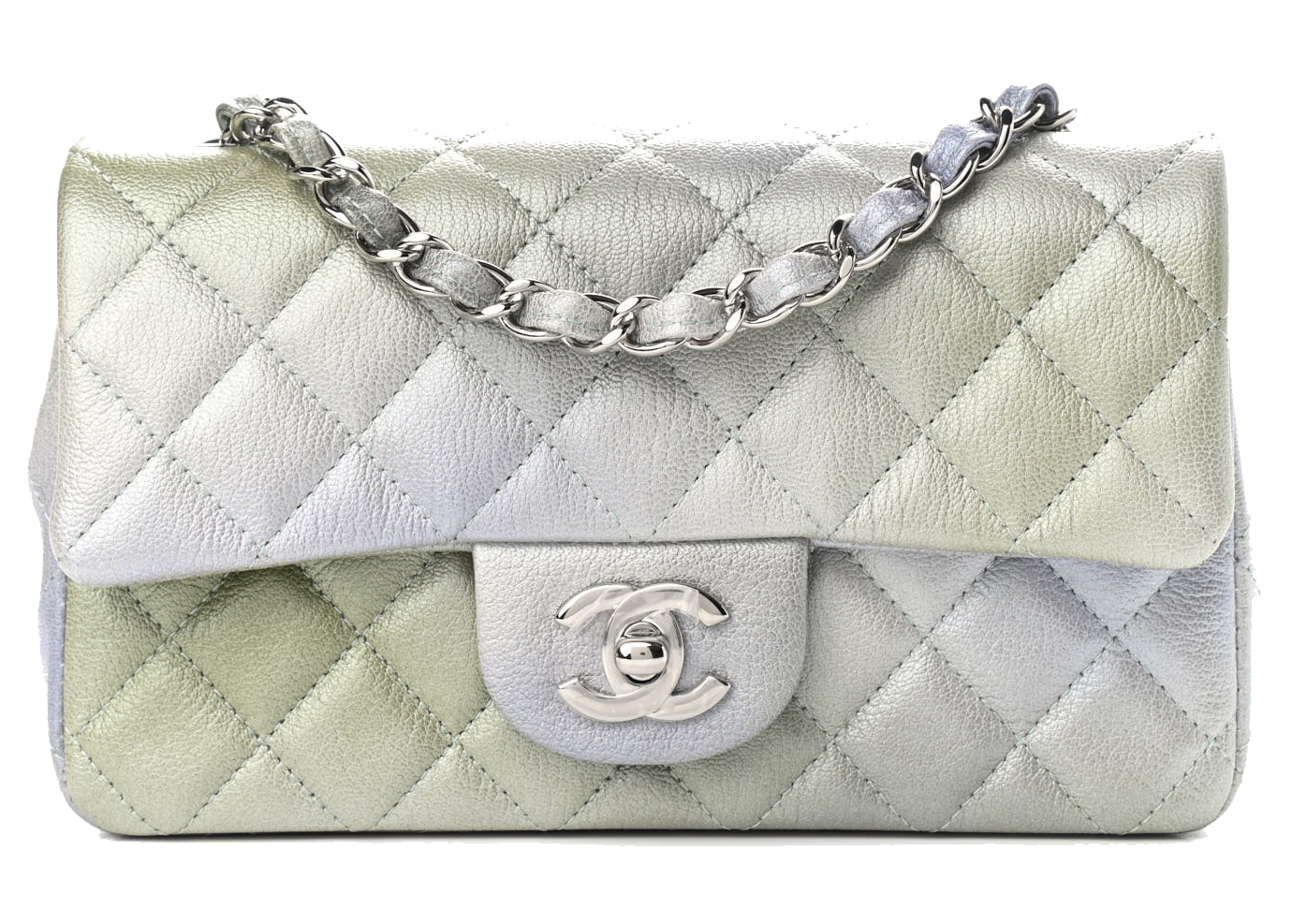 Chanel Pink Metallic Leather Shoulder Bag  Lyst