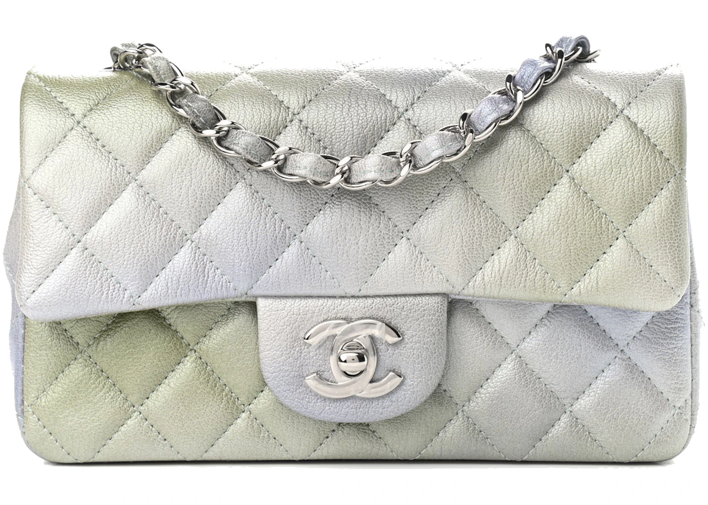 Chanel Grey Quilted Leather Chain Around Flap Bag – Curated by Charbel