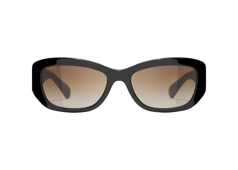 Chanel Rectangle Sunglasses Black (5493 C622/S5)