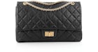 Chanel Reissue 2.55 Classic Double Flap Quilted Aged Calfskin Gold-tone 227 Black