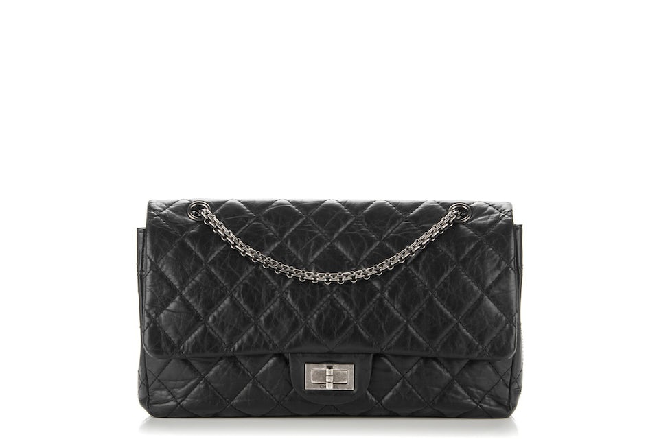 Chanel Reissue 2.55 Classic Double Flap Quilted 227 Black - GB