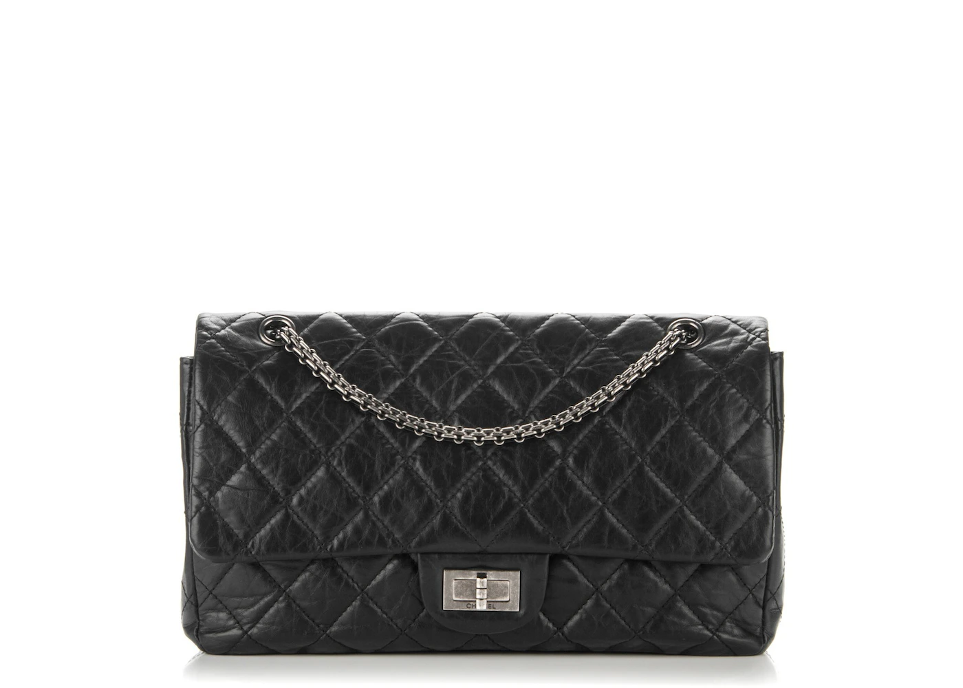 Chanel Reissue 2.55 Classic Double Flap Quilted 227 Black - US
