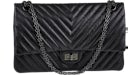 Chanel Reissue 2.55 Classic Double Flap Quilted Chevron 226 Black