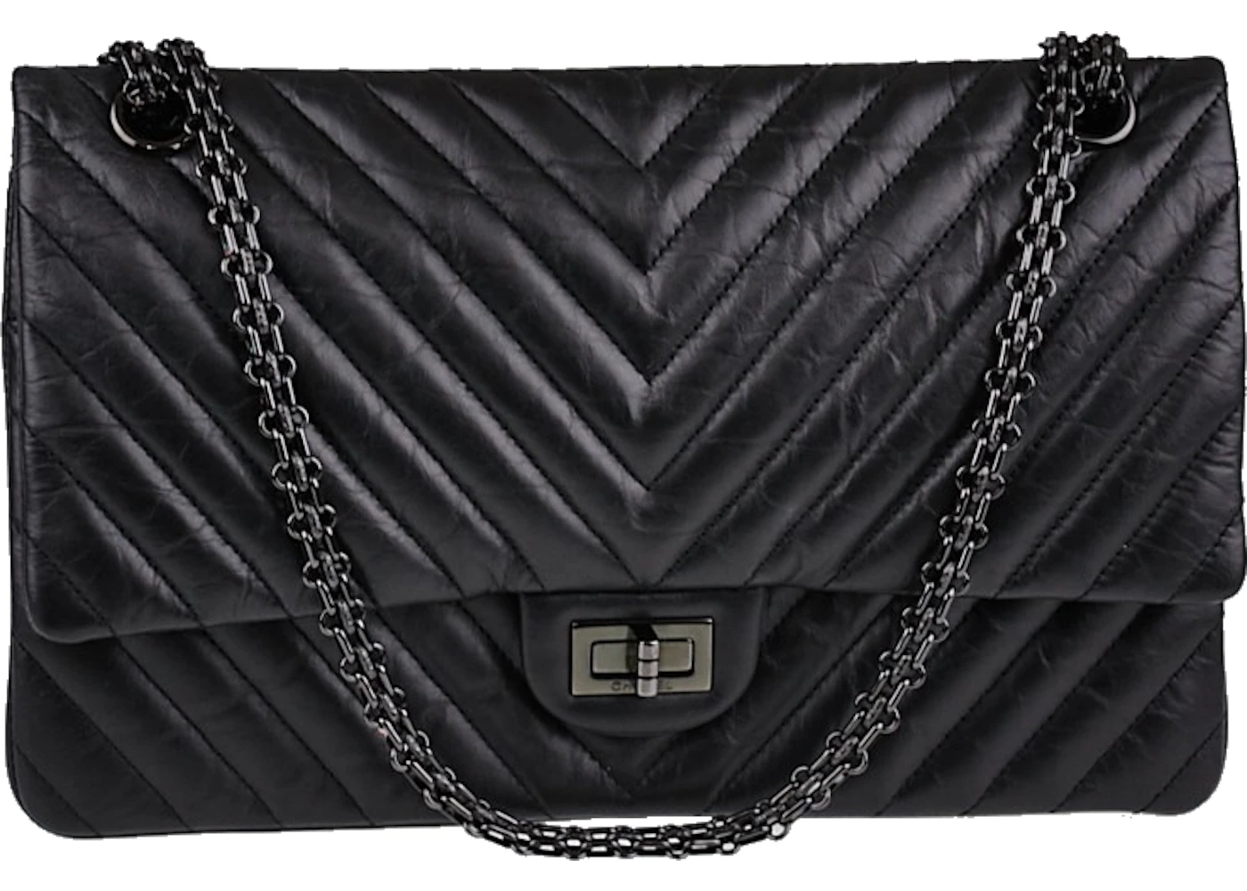 Chanel reissue so clearance black chevron