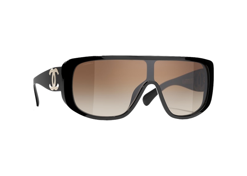 Chanel Shield Sunglasses Black (5495 C622/S5) in Acetate - US