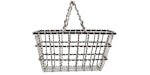 Chanel Shopping Basket Calfskin Silver Black
