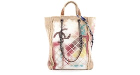 Graffiti backpack Chanel Multicolour in Cotton - 21794699
