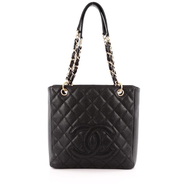 Chanel Shopping Tote GST Caviar Charcoal