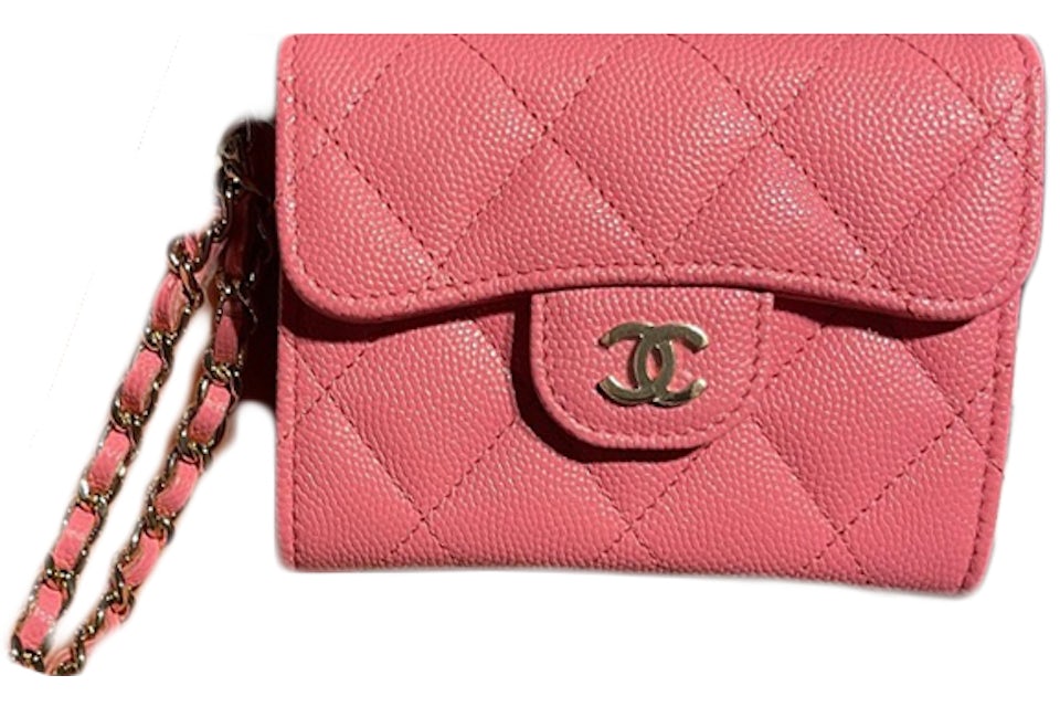 Chanel Timeless Classic Coin Purse Grained Calfskin & Gold-tone Pink in  Grained Calfskin with Gold-tone - US