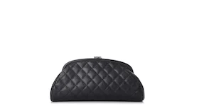 Chanel Timeless Clutch Quilted Diamond Black