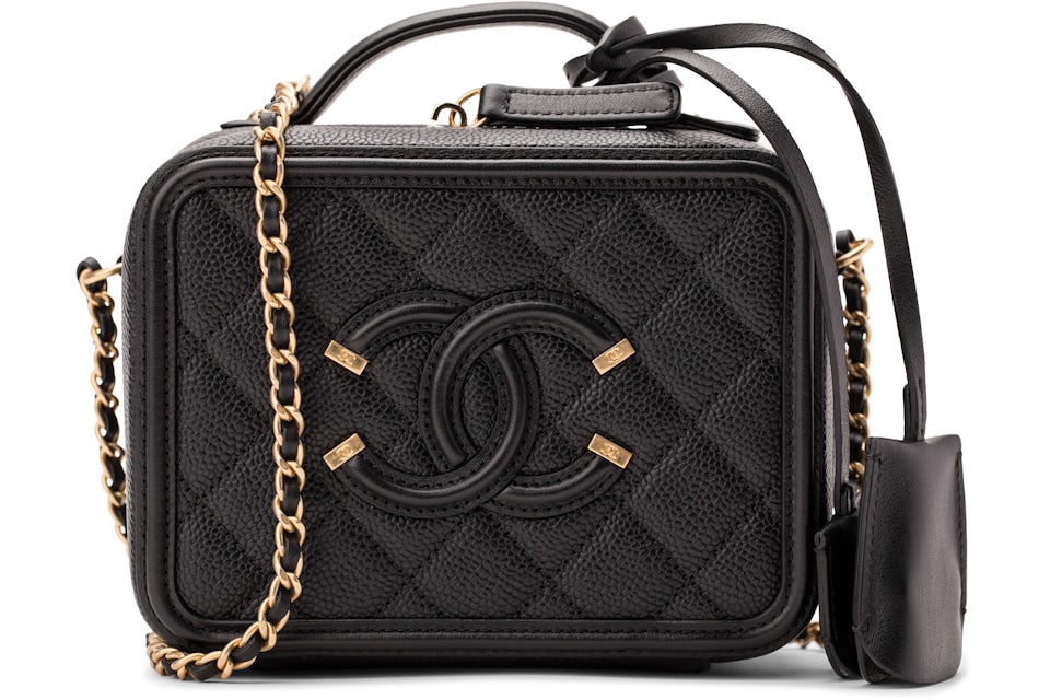 Chanel small cc filigree vanity case bag Outlet