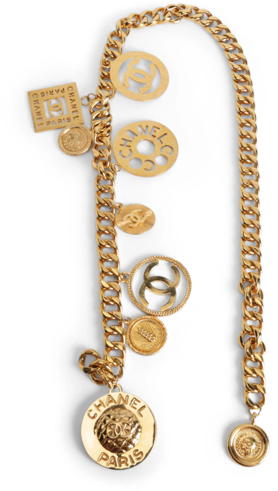 Charlize Chain Belt Gold, Chain Belts