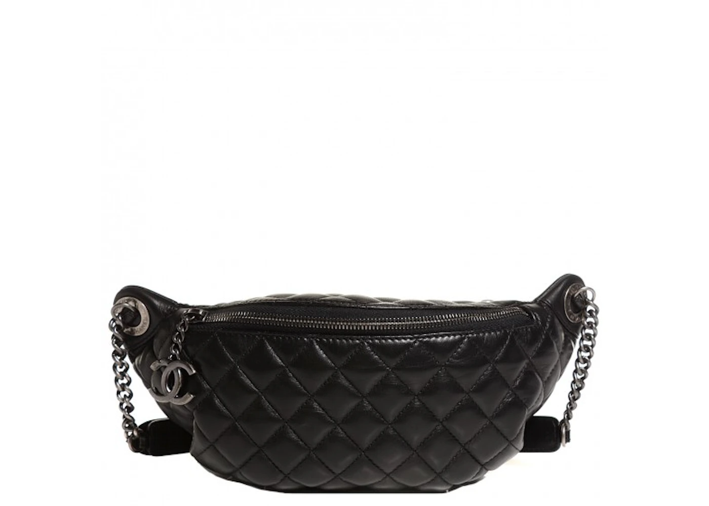 Chanel Waist Bag Quilted Black - Us