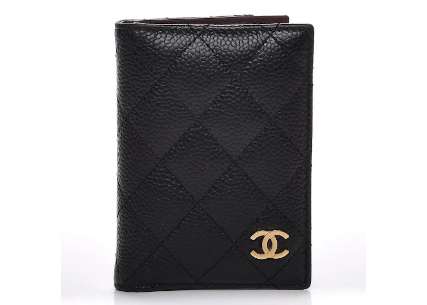 Chanel caviar quilted card holder Clearance