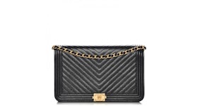 Chanel Wallet On Chain Quilted Caviar Gold-tone Black in Caviar