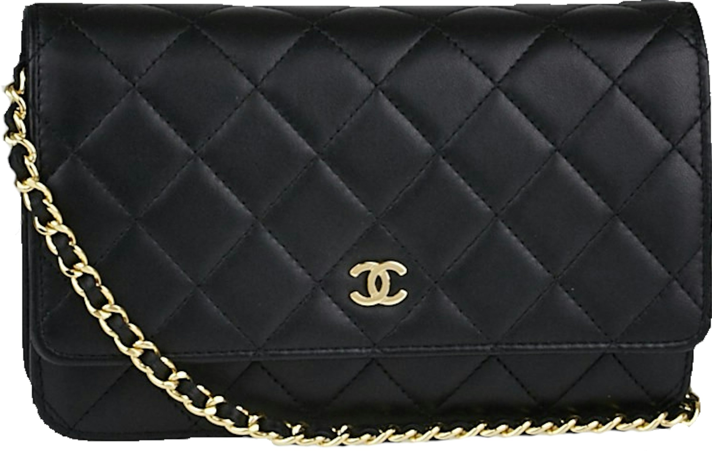 Chanel Wallet On Chain Lambskin Black - JP