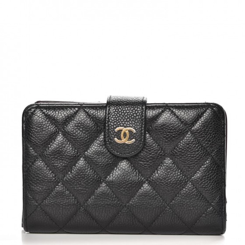 chanel zipped pocket wallet