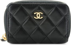 CHANEL Caviar Timeless CC Large Gusset Flap Wallet Black 1198878