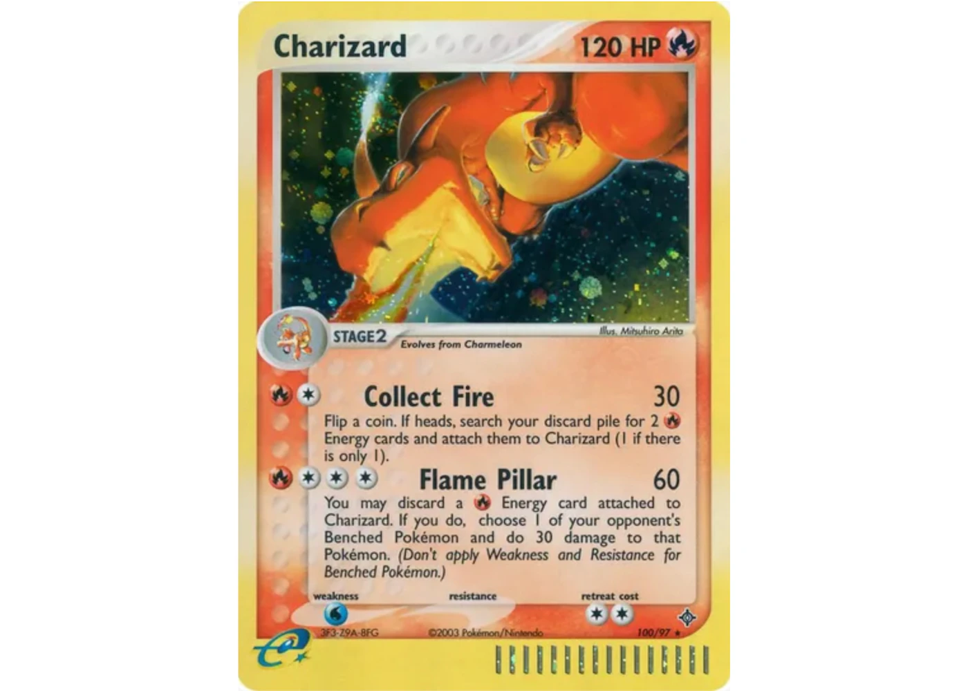 Charizard 2003 Pokmon TCG EX Dragon Holo #100 (Ungraded) - 2003 - US Charizard 2003 Pokmon TCG EX Dragon Holo #100 (Ungraded) - 2003 - US