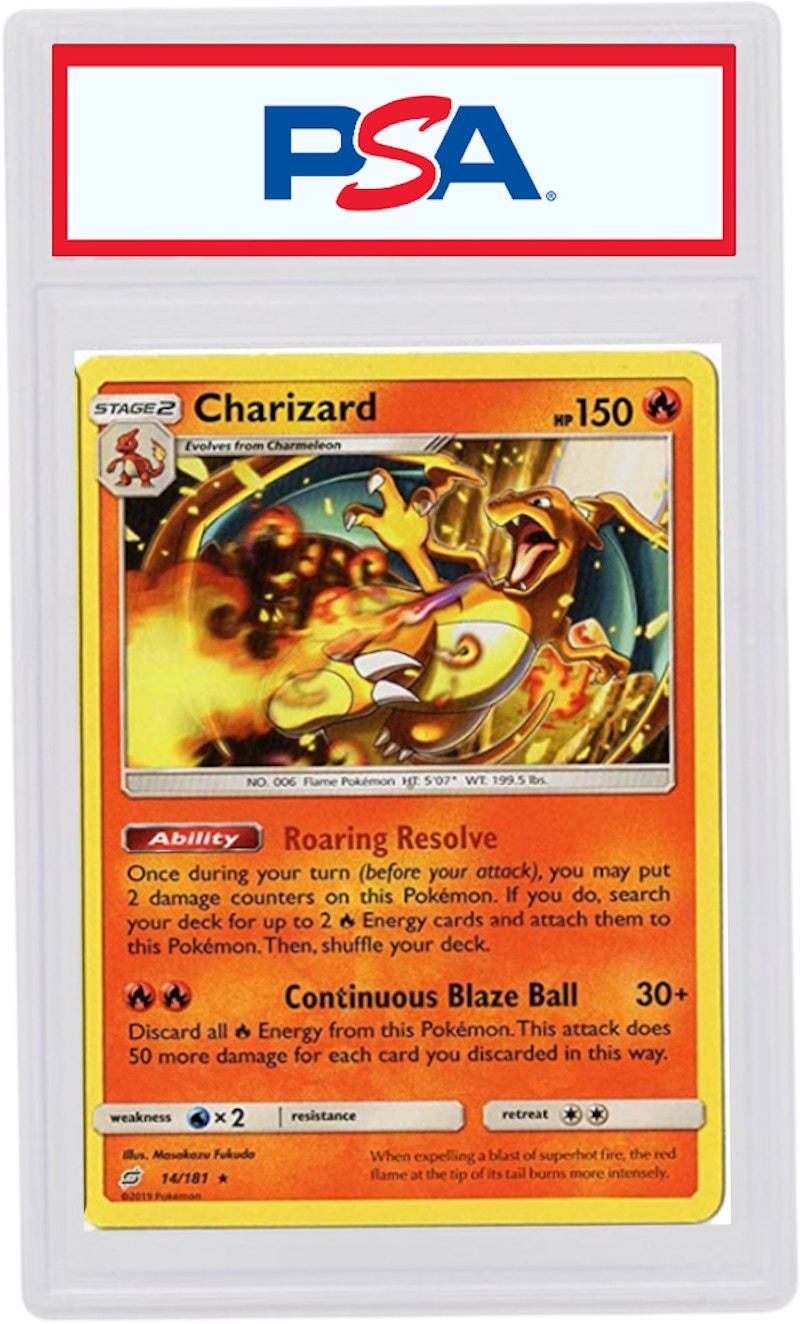 Charizard 2019 Pokemon TCG Sun & Moon Team Up #14/181 (PSA