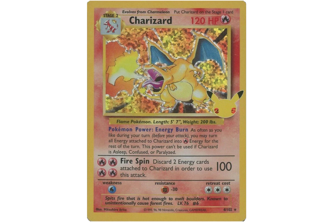 Charizard 2021 Pokémon TCG Celebrations Classic Collection Holo #4 (Ungraded)