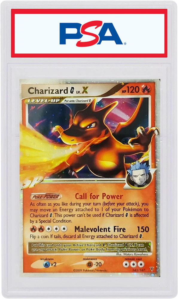 Charizard G LV.X - 143/147 - Ultra Rare Holo 2009 Supreme Victors Pokemon  Card