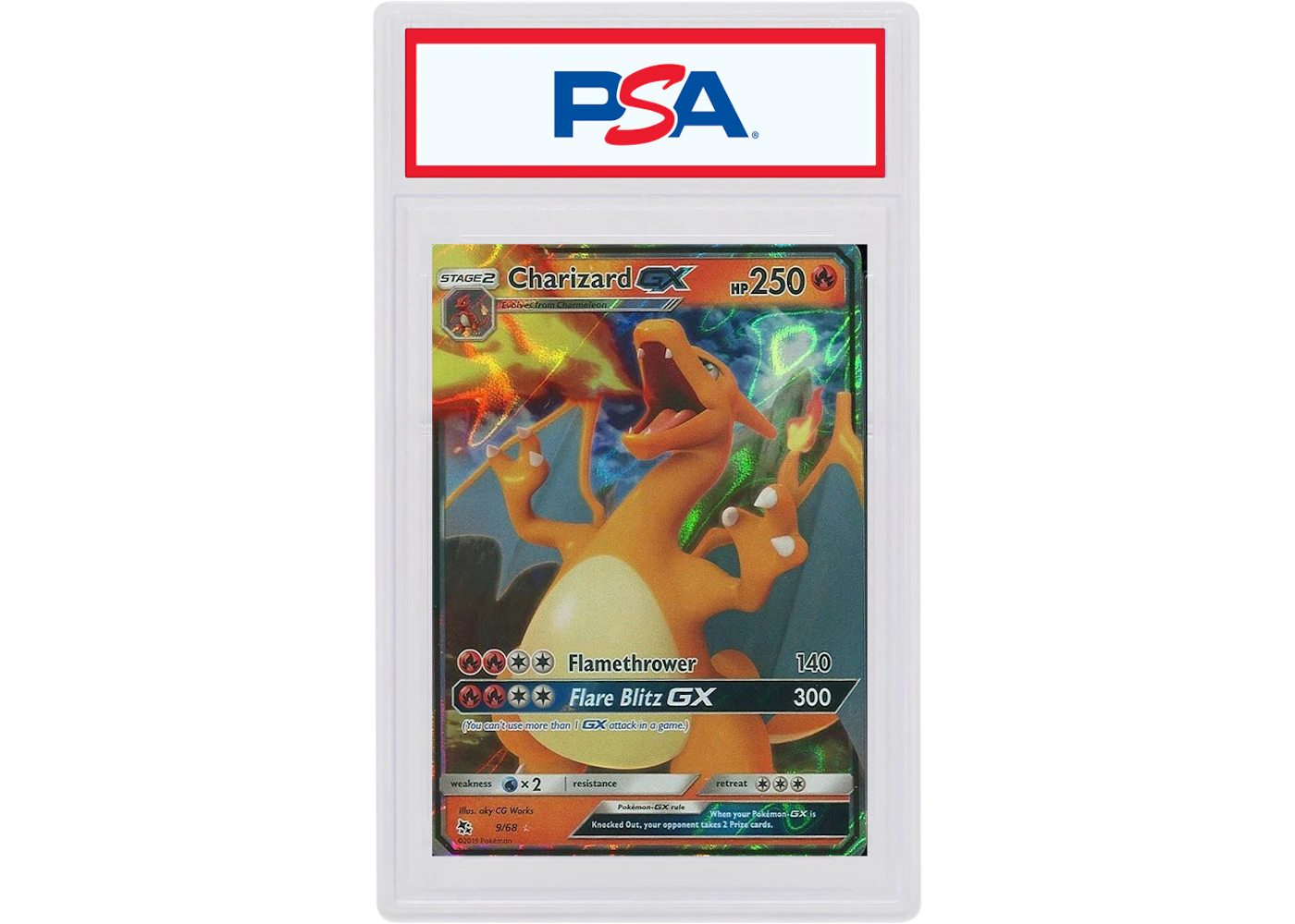 Charizard GX 2019 Pokemon TCG Sun & Moon Hidden Fates #9 (PSA or BGS Graded) - 2019 - US Charizard GX 2019 Pokemon TCG Sun & Moon Hidden Fates #9 (PSA or BGS Graded) - 2019 - US