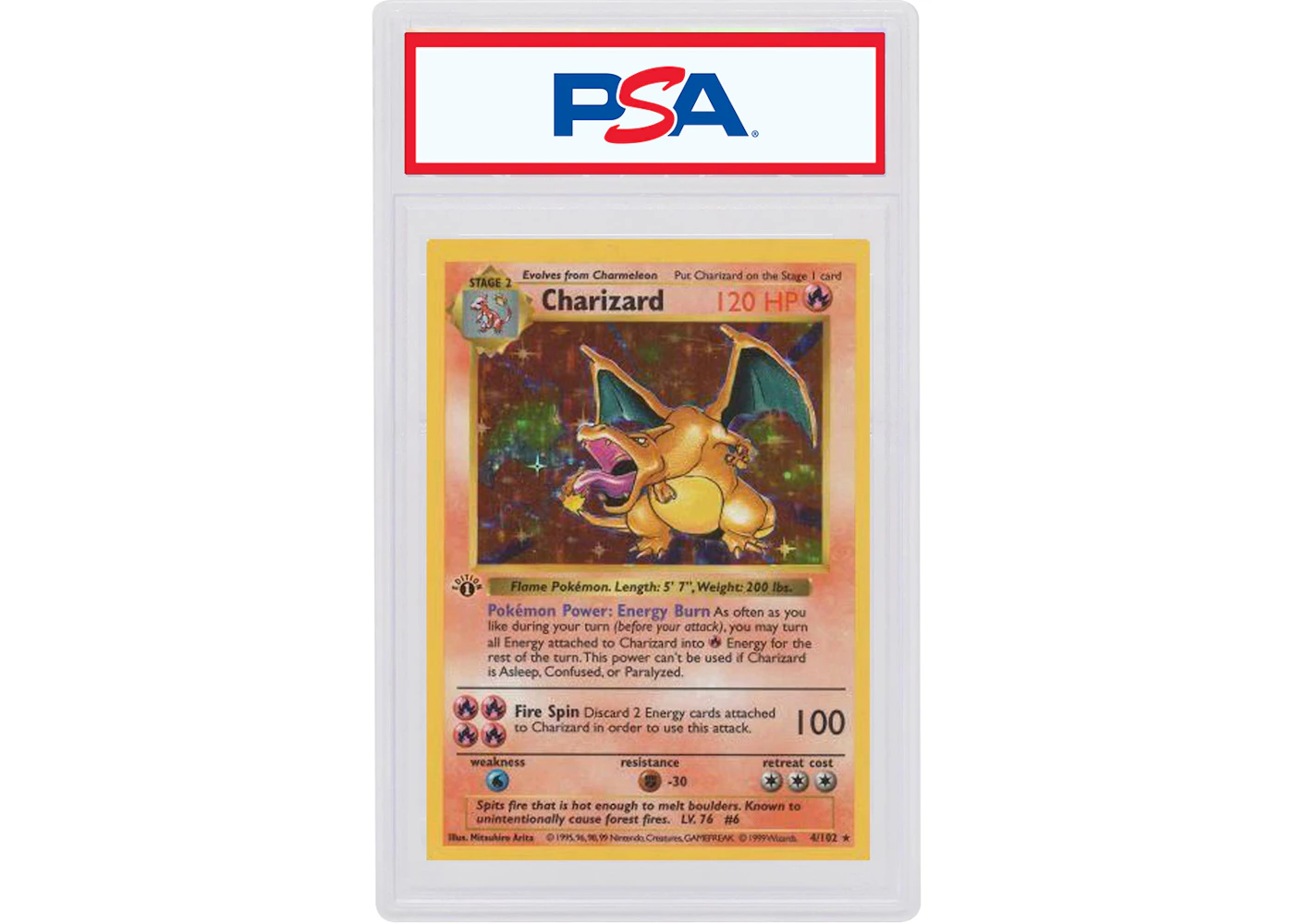 Charizard 1999 Pokmon TCG 1st Edition Holo #4 (PSA or BGS Graded) - 1999 - US Charizard 1999 Pokmon TCG 1st Edition Holo #4 (PSA or BGS Graded) - 1999 - US