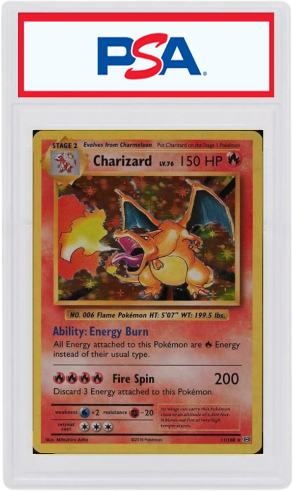 Pokemon Charizard Xy Evolutions 2016 Holo Rare Card