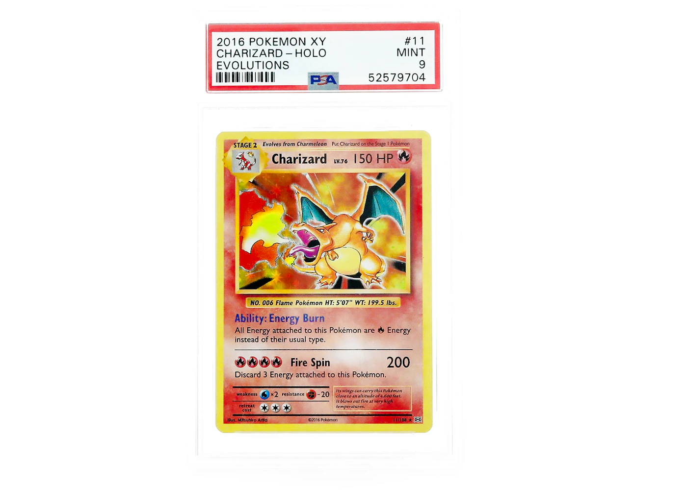 Charizard-Holo 2016 Pokemon TCG XY Evolutions #11/108 (PSA or BGS Graded) - 2016 - US Charizard-Holo 2016 Pokemon TCG XY Evolutions #11/108 (PSA or BGS Graded) - 2016 - US