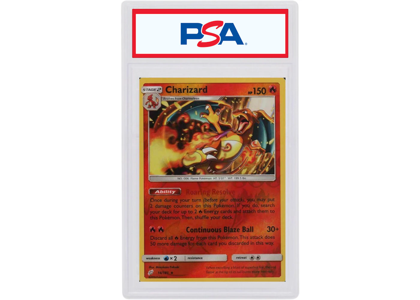 Charizard-Reverse Foil 2019 Pokemon TCG Sun & Moon Team Up #14/181 (PSA or BGS Graded) - 2019 - US Charizard-Reverse Foil 2019 Pokemon TCG Sun & Moon Team Up #14/181 (PSA or BGS Graded) - 2019 - US