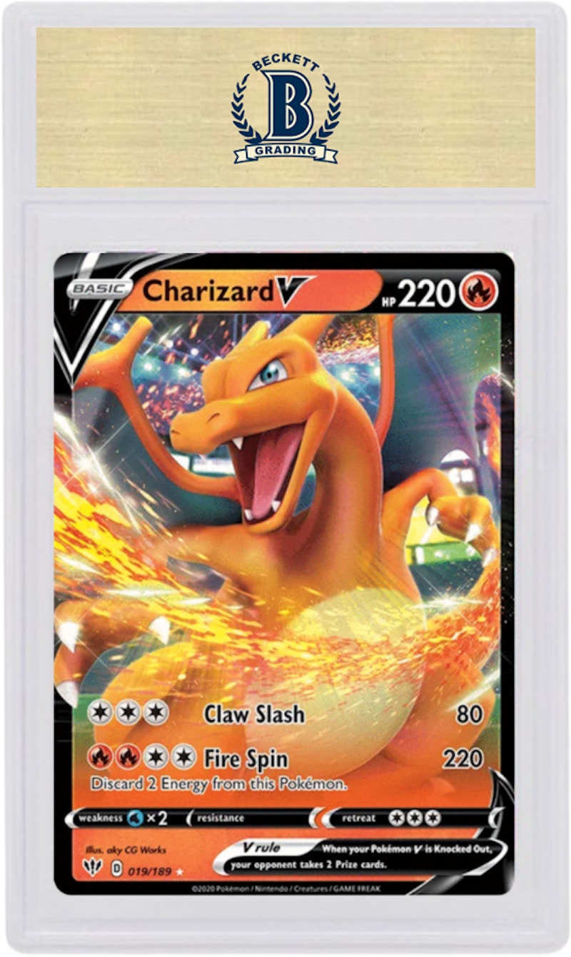 Charizard V 2020 Pokemon TCG Sword & Shield Darkness Ablaze #019