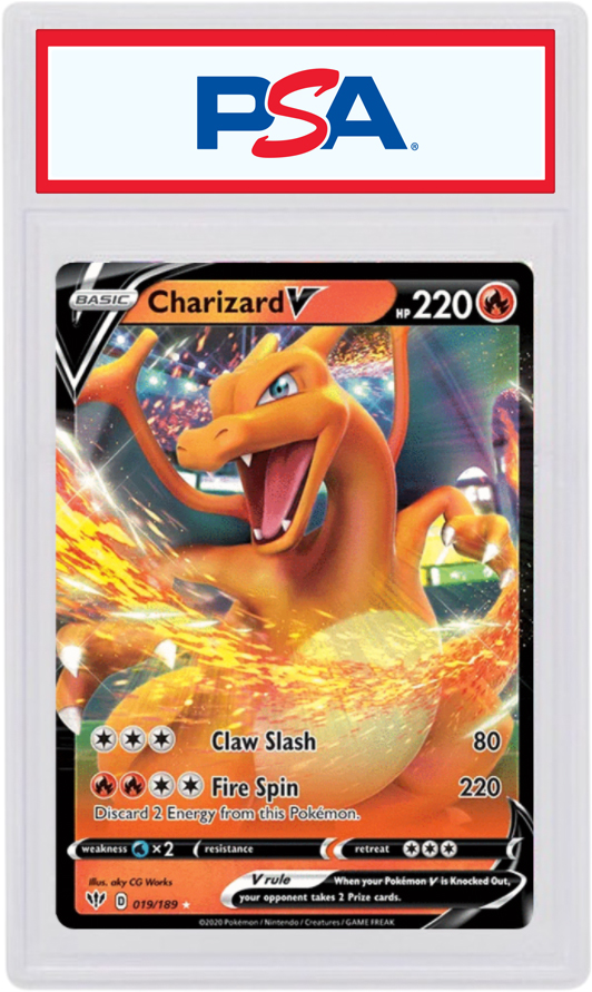 Charizard V 2020 Pokemon TCG Sword & Shield Darkness Ablaze #019