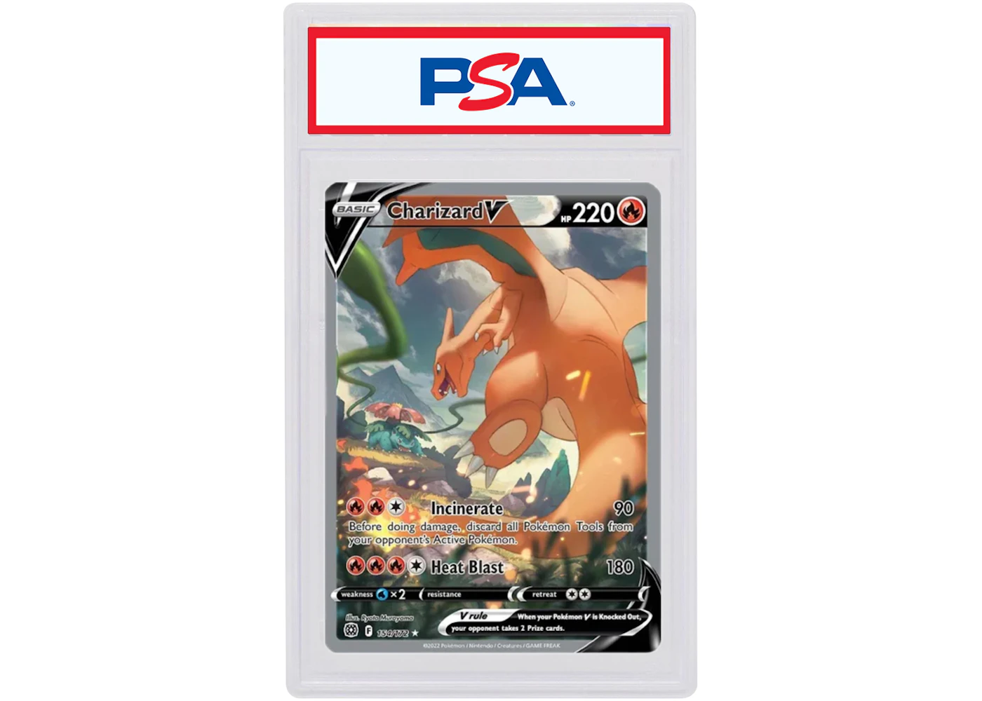 Charizard V 2022 Pokmon TCG Sword & Shield Brilliant Stars Alternate Full Art #154 (PSA or BGS Graded) - 2022 - US Charizard V 2022 Pokmon TCG Sword & Shield Brilliant Stars Alternate Full Art #154 (PSA or BGS Graded) - 2022 - US