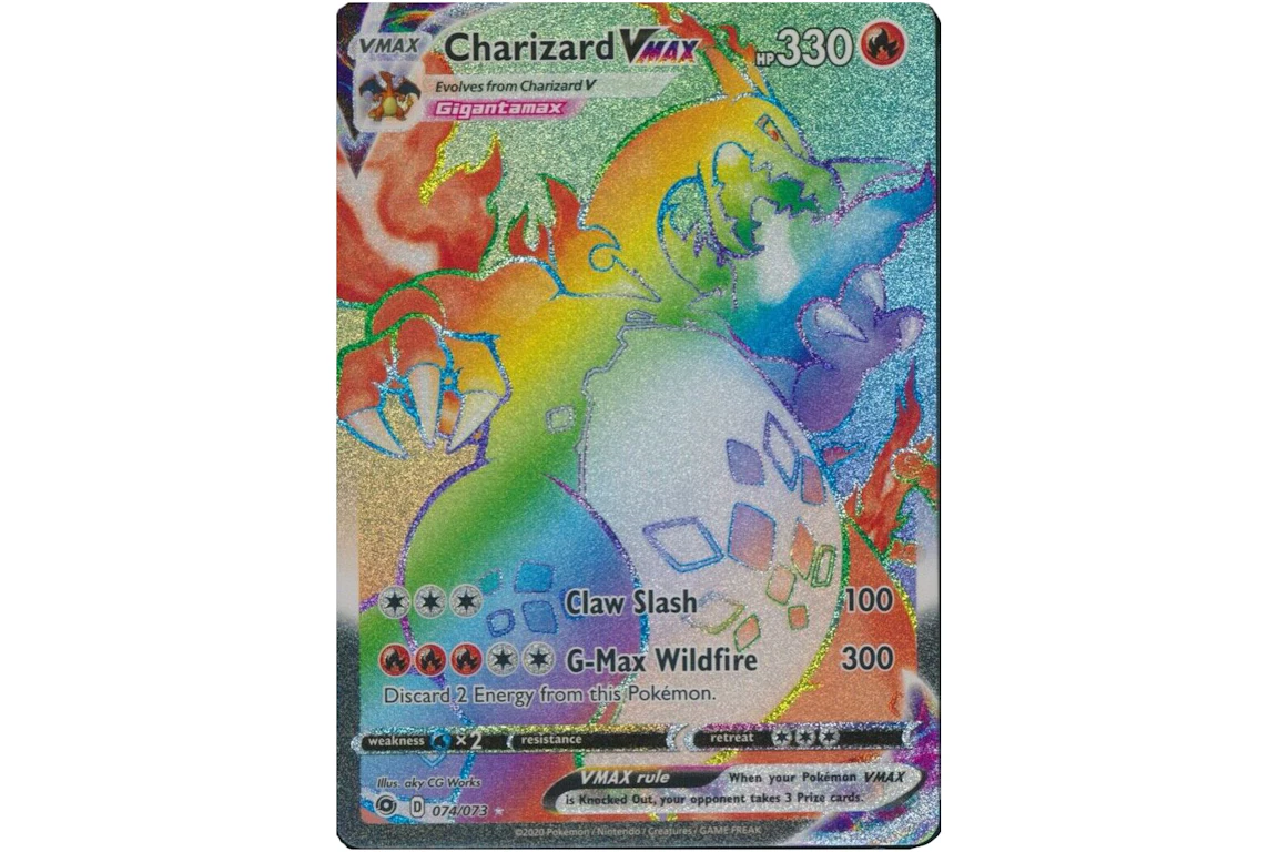 Charizard VMAX Full Art 2020 Pokémon TCG Sword & Shield Champion's Path Secret #074 (Ungraded)