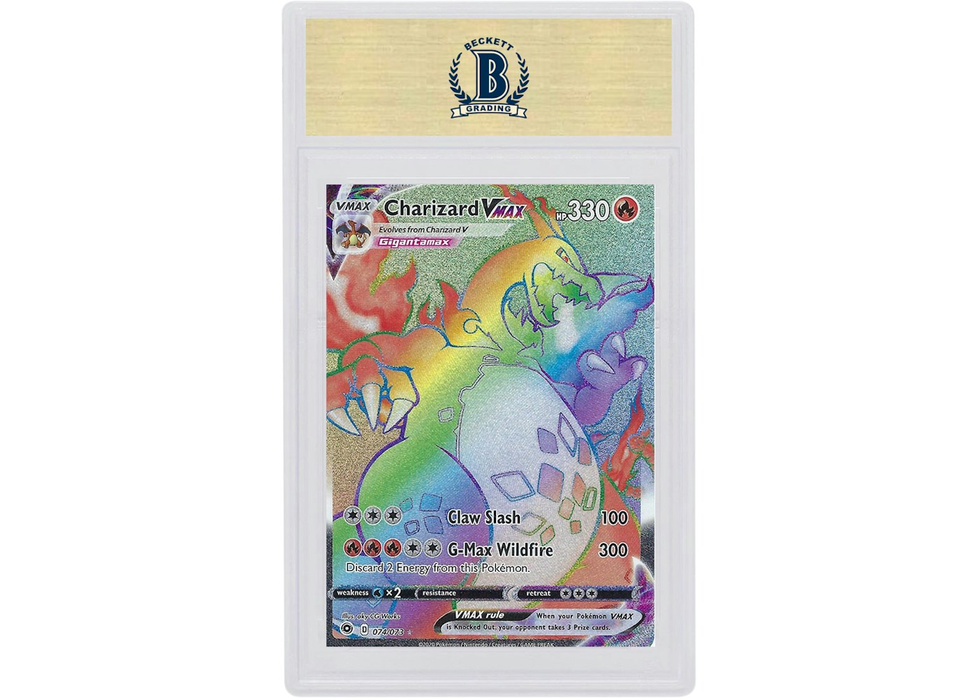Charizard Vmax Scr Pokemon Sword Shield Champion S Path 74 Charizard Vmax Scr Pokemon Sword Shield Champion S Path 74