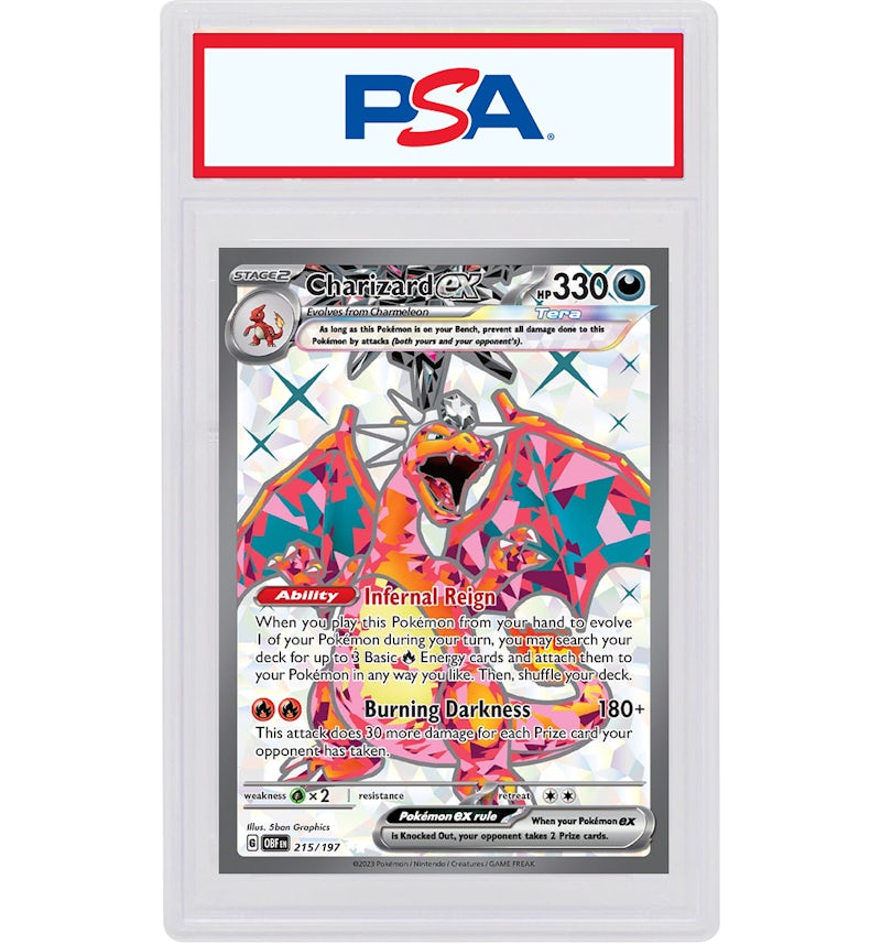 Charizard ex 2023 Pokmon Scarlet & Violet Obsidian Flames Ultra Rare #215/197 (PSA or BGS Graded) - 2023 - US Charizard ex 2023 Pokmon Scarlet & Violet Obsidian Flames Ultra Rare #215/197 (PSA or BGS Graded) - 2023 - US