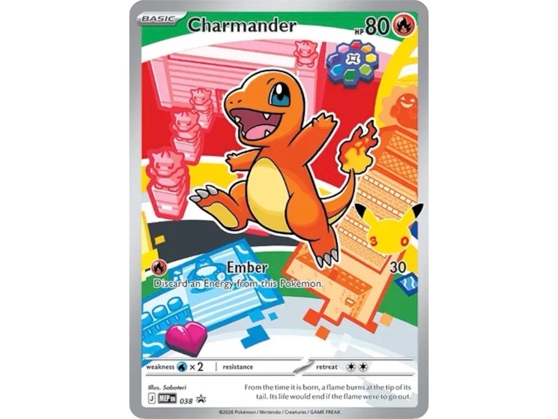 Promozione 38 della collezione First Partners di Charmander 2026 di Pokémon Mega Evolution