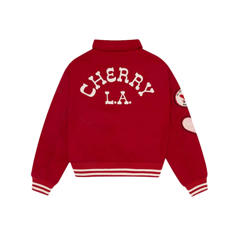 The GREATS Varsity Bomber - Red