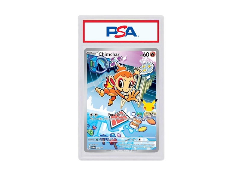 Chimchar 2026 Pokémon Mega Evolution First Partners Collection Promo 41 (PSA or BGS Graded)